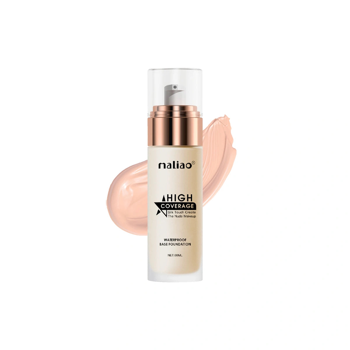 Maliao High Coverage Waterproof Base Foundation - Flawless All-Day Wear Face